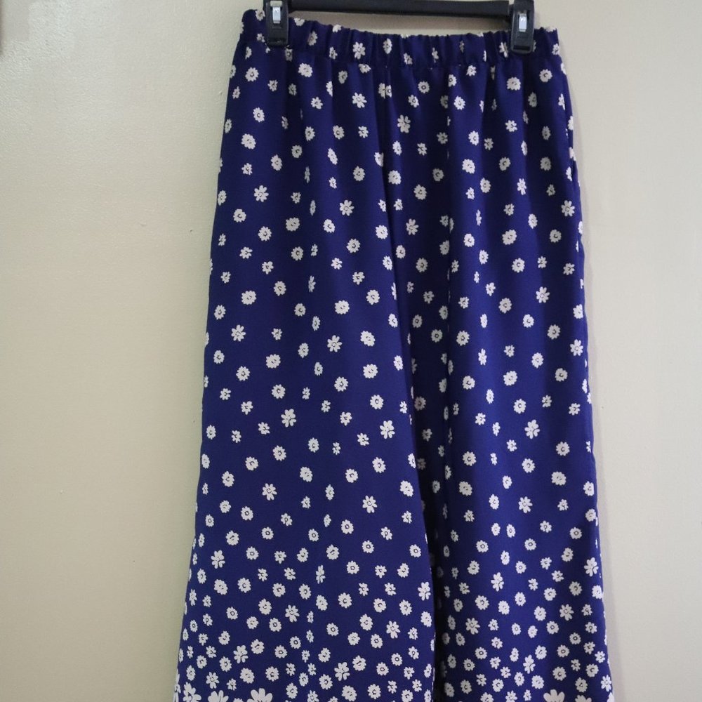 Floral Print Palazzo Pants